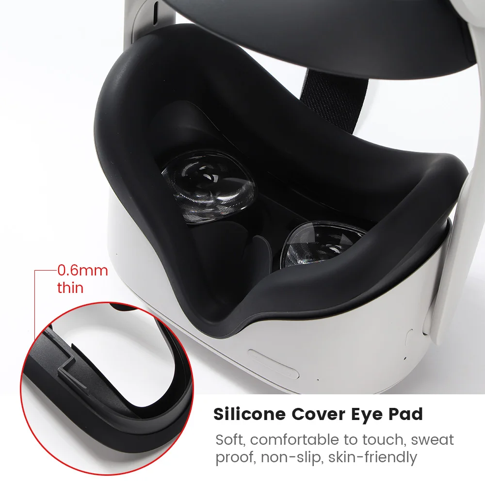 Oculus Quest 2 Case VR Touch Controller Shell Lens Rod Cap Handle Grip Protective Cover Set For Oculus Quest 2 VR Accessories