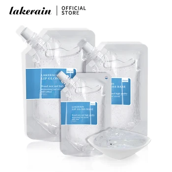 Lakerain DIY 립 글로스 베이스 오일, 모이스처라이징 클리어 립 글로스, 원료 젤 립 글로스, 비즈니스 리퀴드 립스틱, 50 ml, 100 ml, 200ml