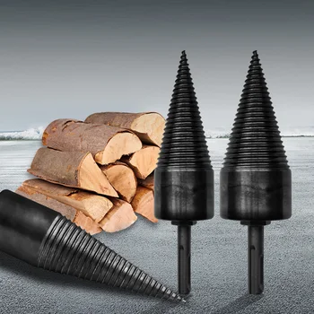 

Wood Splitter Cone Drill Efficient Drill Bit Safe Wood Breaker Tool for Firewood Machine Fast Wood Splitting 32/38/42/45mm CLH@8