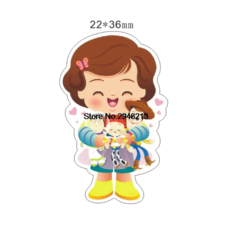 

50pcs Cartoon Toy story girl Flatback Resin Planar Cabochon for DIY Craft Embellishments 22*36mm RET1532-11