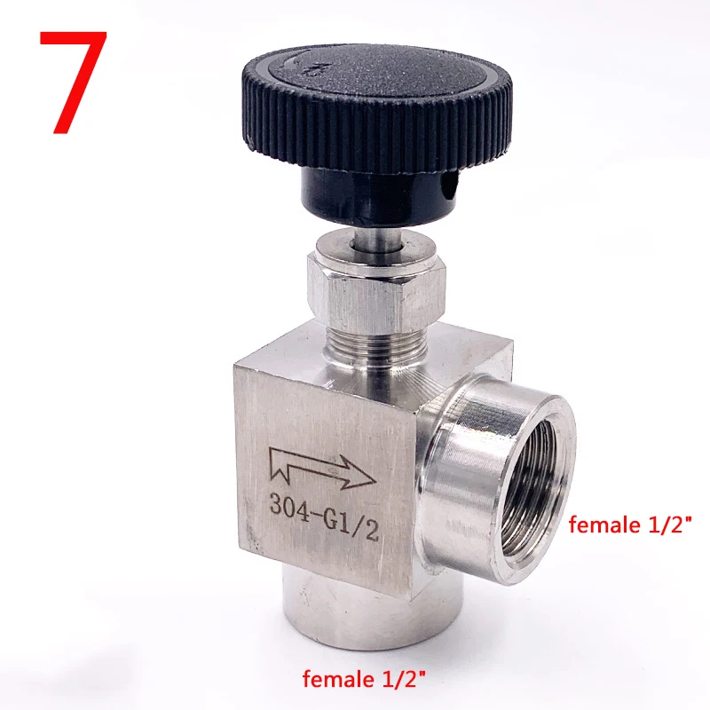 inoxidável, controle de fluxo, água, gás, óleo,