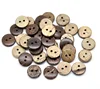 13-50mm 2 Holes Brown Coconut Shell Sewing Buttons Round Button For Clothing Scrapbooking Garment DIY Crafts Sewing Accessories 2