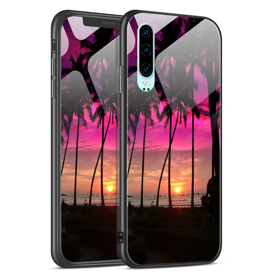 Чехол для телефона huawei P30 Lite Pro закаленное стекло чехол для huawei ELE VOG MAR L29 L04 LX1 P30Pro роскошный противоударный жесткий чехол - Цвет: H117