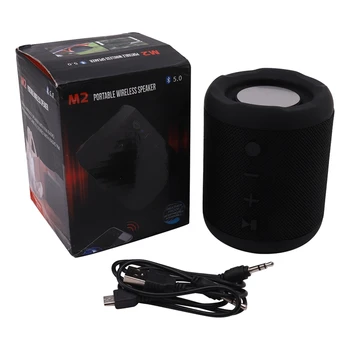 

Portable Wireless Mini Bluetooth Speaker Rich Stereo Bass Sound System Waterproof for Travel, Outdoors and Party, TF/USB/AUX/FM