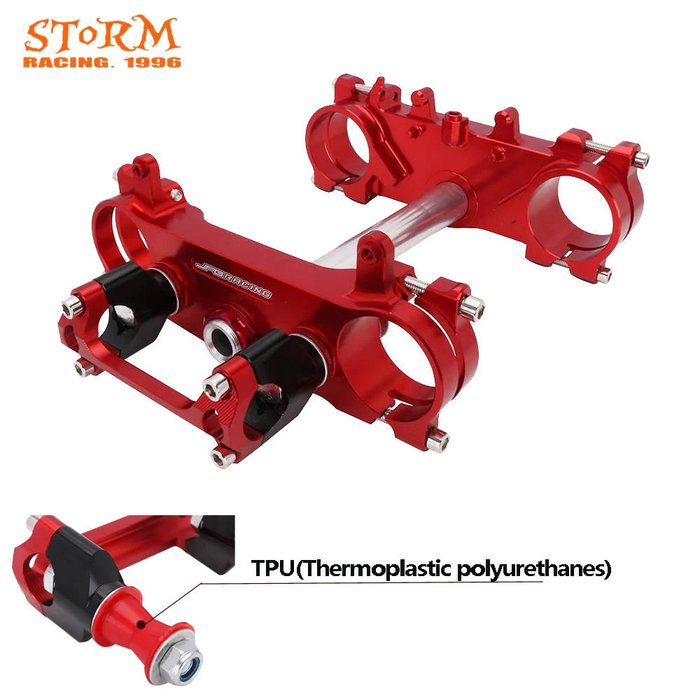 Triple Tree Clamps Steering Stem for Honda CRF250R 2013-2017 CRF450R 2009-2016