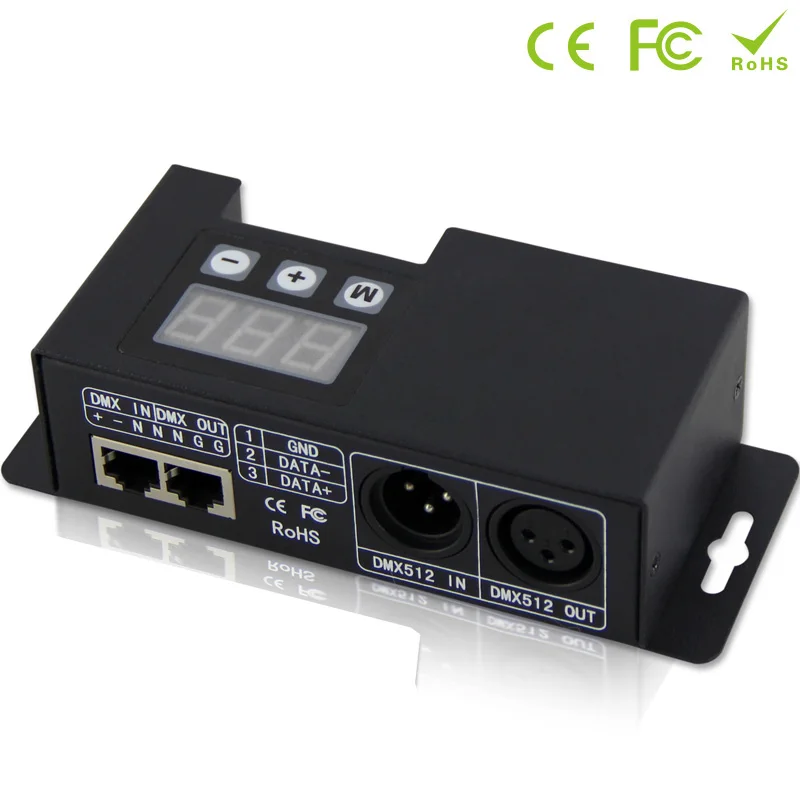 3CH RGB led свет dmx мастер контроллер 350mA 700mA CC ШИМ DMX512 декодер CV для светодиодной