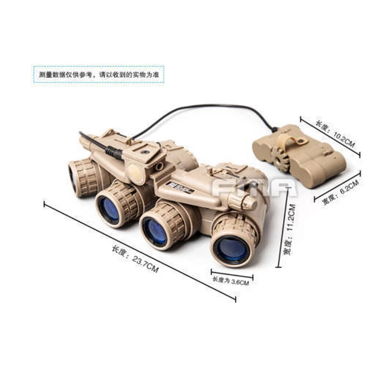  Fma Hunting Helmet accessory Tactical Airsoft Binoculars Military model Gpmvg 18 Night Vision Goggl
