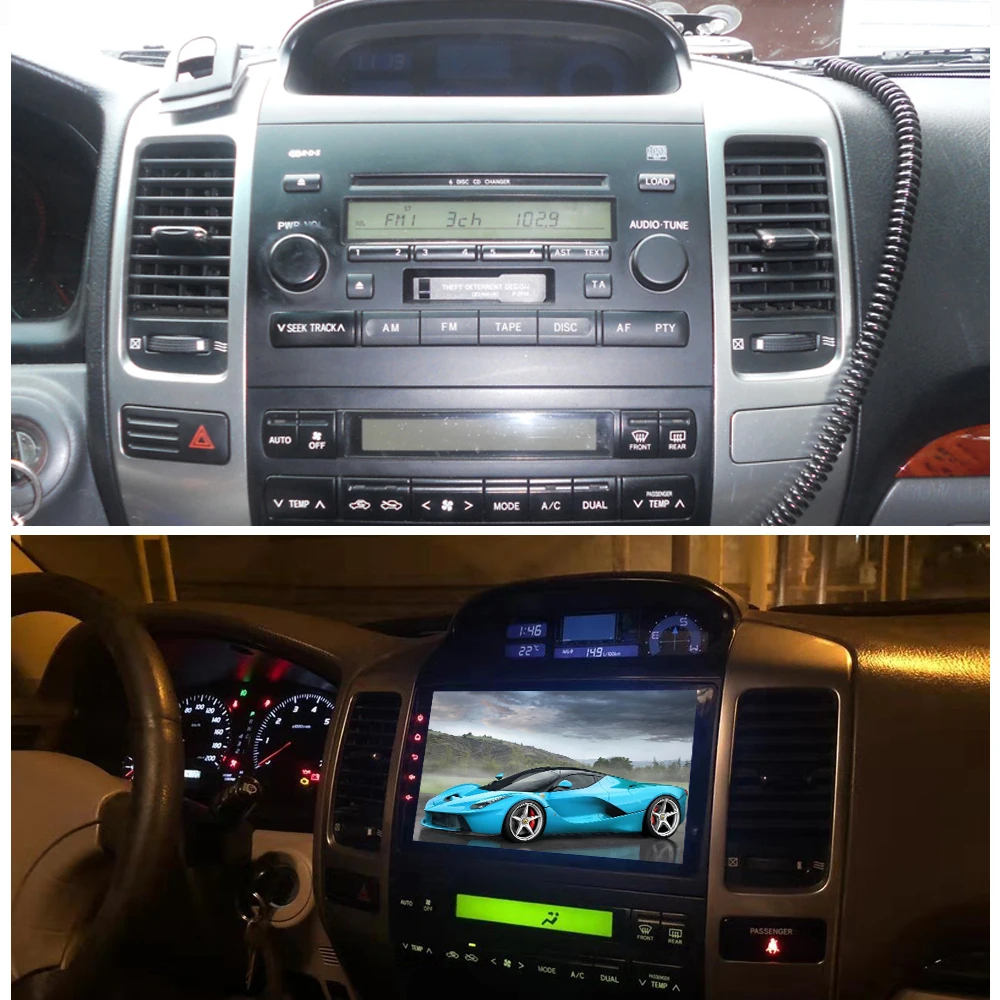Sale Sinosmart Android 8.1 Car for Toyota Prado 2004-2013 GPS Navigation Radio 2din 2.5D IPS/QLED Screen 4