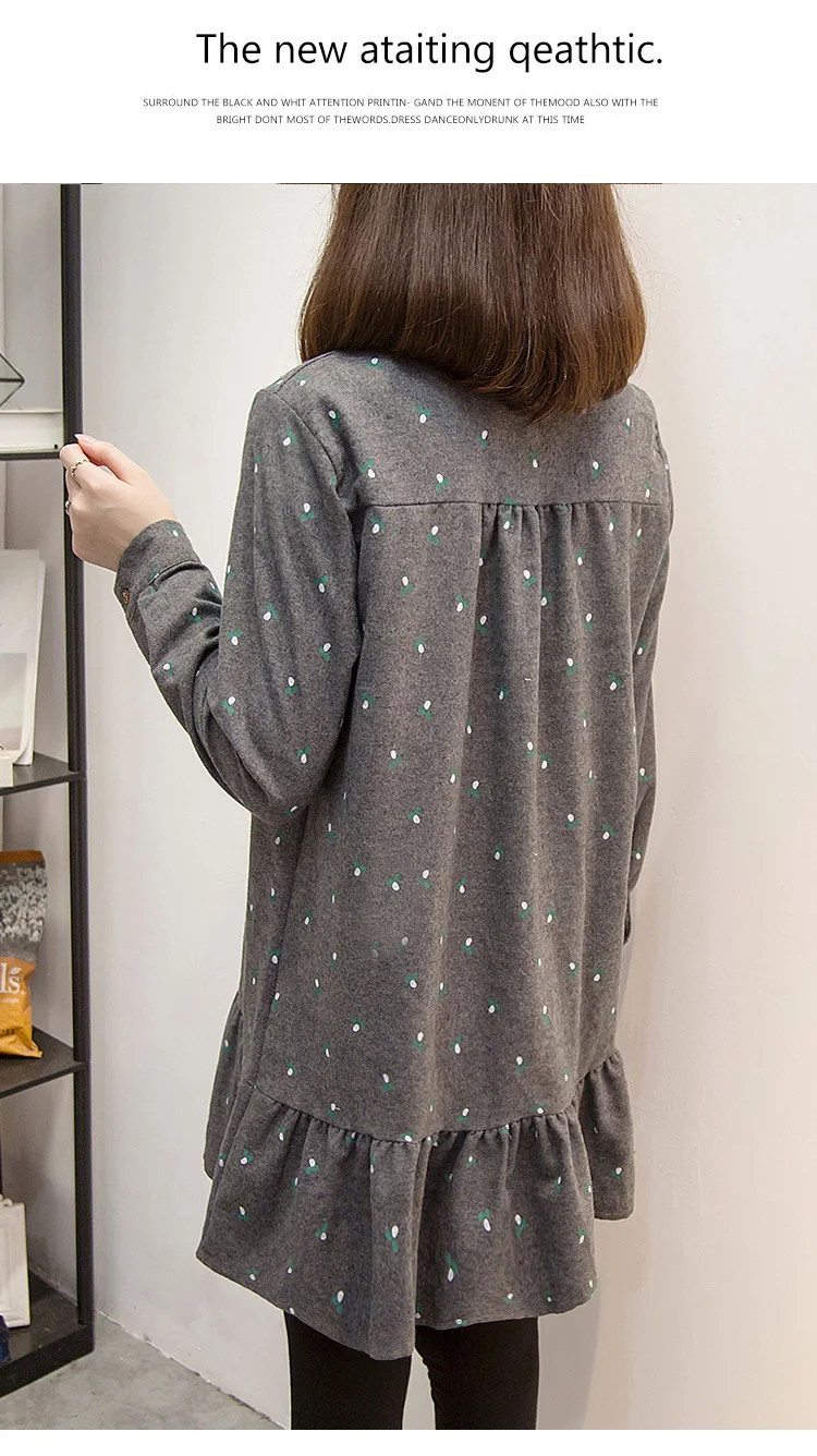 XL-5XL плюс размер женские матовые хлопковые длинные рубашки осень принт длинный рукав лоскутное одеяло оборки Блузки Топы