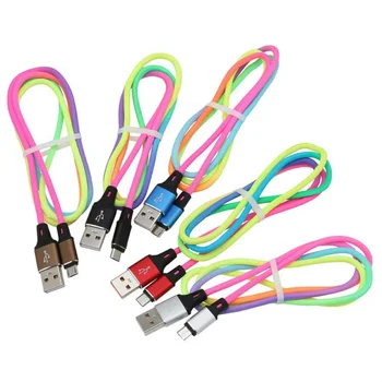

1000pcs 1M Type C Micro USB Cable Fast Charging Data Line for iPhone Samsung Xiaomi Android Mobile Phone