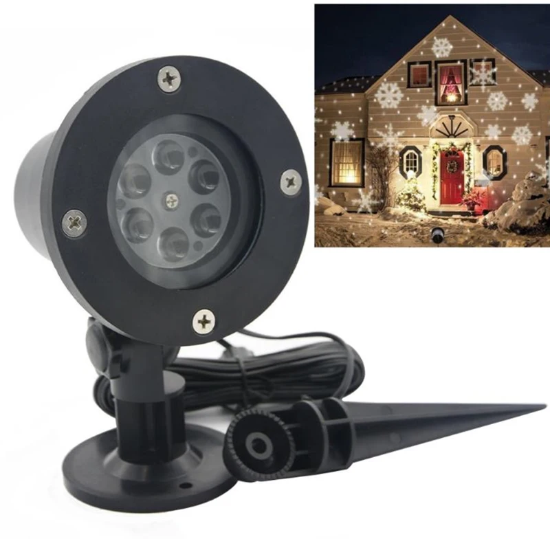 

Projector Lights Xmas Lamps Lawn Lamp Moving Christmas Snowflake LED Party Decor Beautiful Portable Indoor Birthday Outdoor