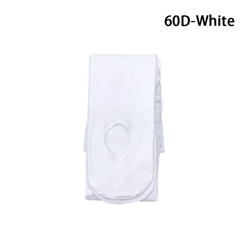 White-60D Новые детские леггинсы для танцев профессиональные танцевальные колготки для девочек мягкие носки из микроволокна легинсы для танцев 90D без отверстий - Цвет: White-60D