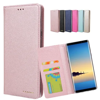 

Silk Leather Wallet Case For Samsung Galaxy A30s A50s A51 A71 S20 S20 Plus S20 Ultra Redmi Note 8T 8 Pro Mi A3 CC9E CC9 P40 Lite
