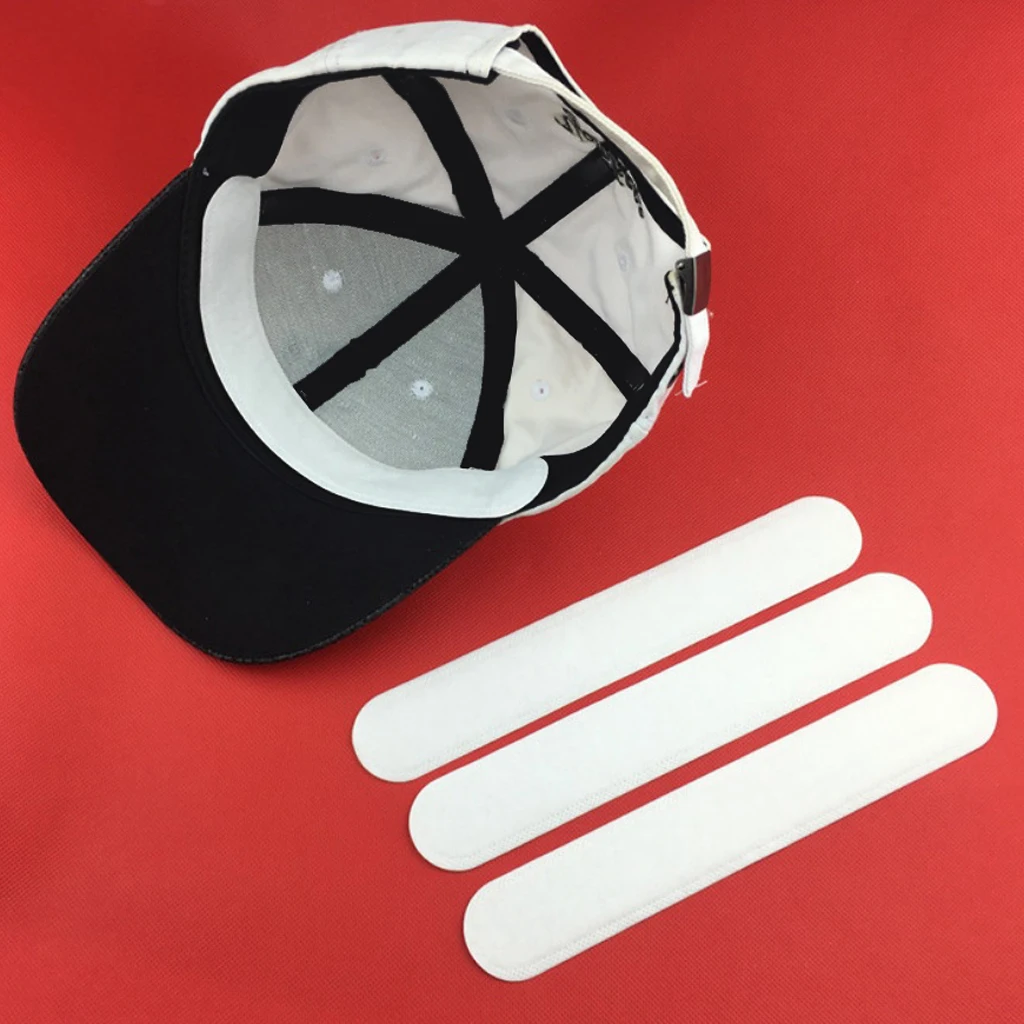 20Pcs Cap Sweat Bands Strips - Hat Size Sizing Tape Reducer Liner Protector Accessories for Men & Women Hats