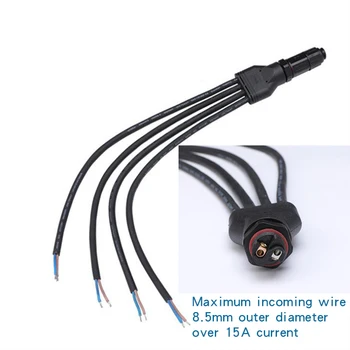 

M19 Screw Connector Y Style Waterproof Connector One out Two out Three out Four out Five for LED Wire Connector IP67