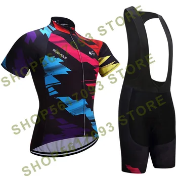 

2020 Team UCI colorful bike shirts Quick Dry Mens Bicycle clothes short sleeves pro Cycling Jerseys 20D PADS gel bicycle shorts