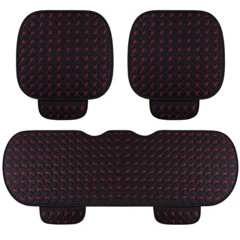 

Car Accessories Pu Car Seat Covers Set Universal Auto Seat Cover PU Leather Automobile Chair Pad Cars Front Back Protect Cushion