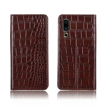

Crocodile pattern genuine leather card slot holder case for Meizu Note 9 phone cases for Meizu Note 8 holster cover case coque