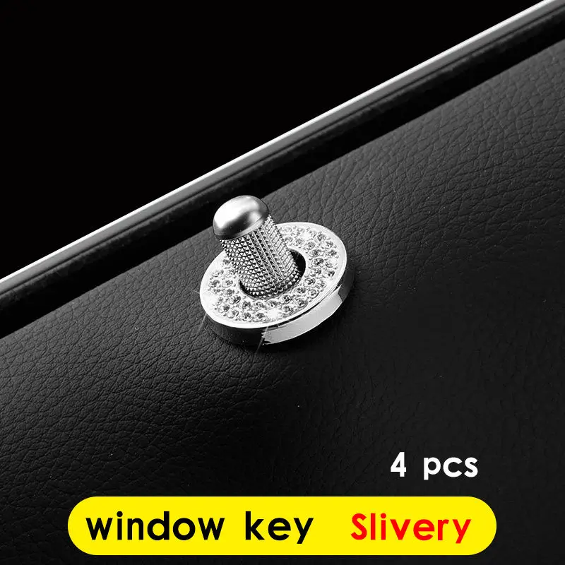 Кольцо-часы, кнопка регулировки сиденья, крышка воздушного выхода, отделка, алмазные аксессуары для интерьера, для Mercedes Benz E Class w213 - Название цвета: Window key
