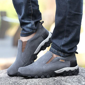 

Men Hiking Shoes Slip On Breathable Trekking Hunting Tactical Climbing Sports Outdoor Walking Sneakers zapatillas hombre