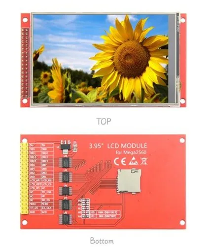 Mega2560 3 95 дюймов 65K HD TFT LCD цветной сенсорный экран модуль ST7796S Привод IC 8/16 бит