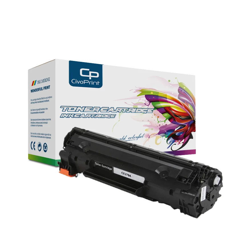 Civoprint CE278A 278 278a hp 78a crg-728 тонер-картридж совместимый для HP laserjet P1566 P1567 P1568 P1569 P1606 1560
