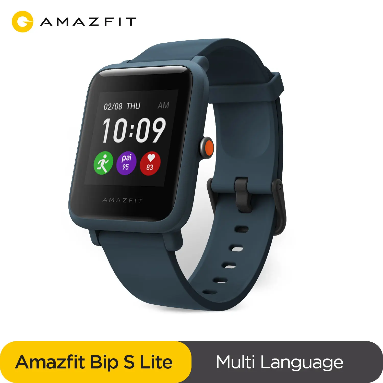  Amazfit Bip S Lite с Bluetooth, водонепроницаемость 5 АТМ, Push уведомления 2020 