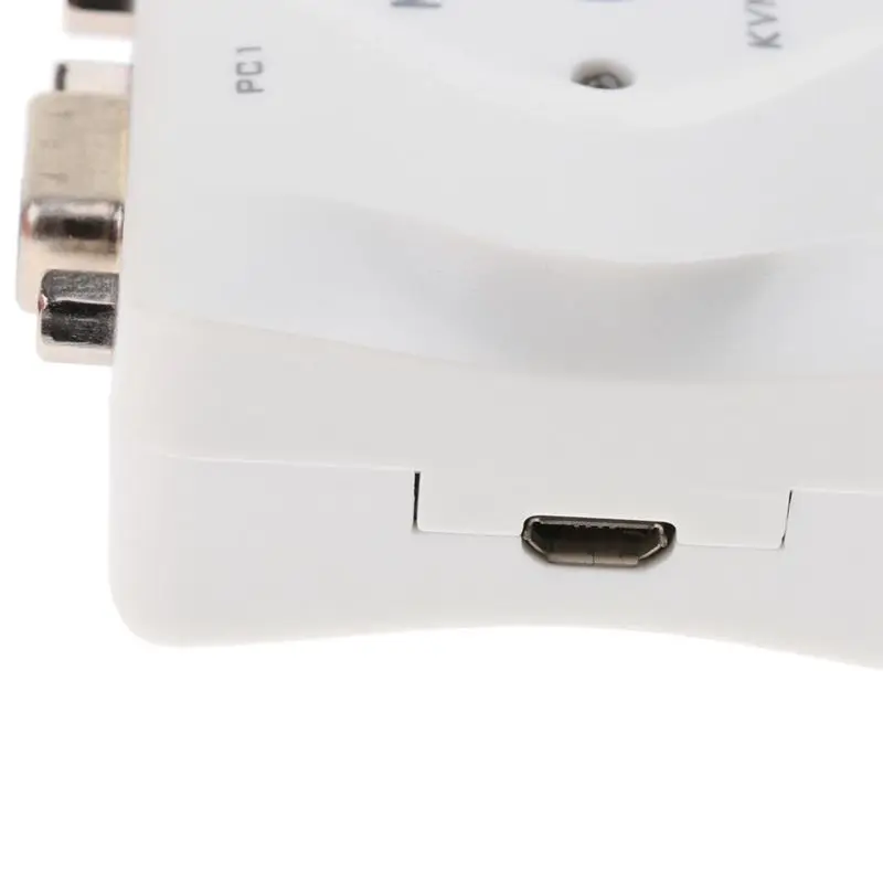 2 в 1 4 порта Usb 0 Kvm коммутатор с кабелем для двойного монитора клавиатура мышь 1920x1440