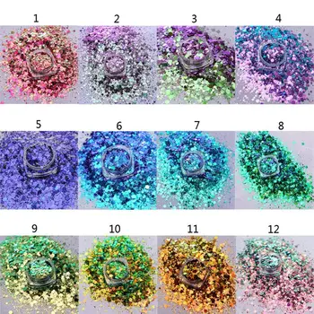 

Magic Chameleons Sequins Cloud Paillette Powder Irregular Nail Art Glitter Resin Pigment Sequins Flakiess Jewelry Making