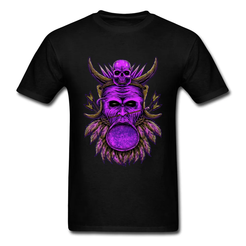 

Tribe Pharaoh Skull Normal Tops Tees 2020 High Quality Pure Cotton Summer Round Neck Top T-Shirts Comfortable Tees Plain