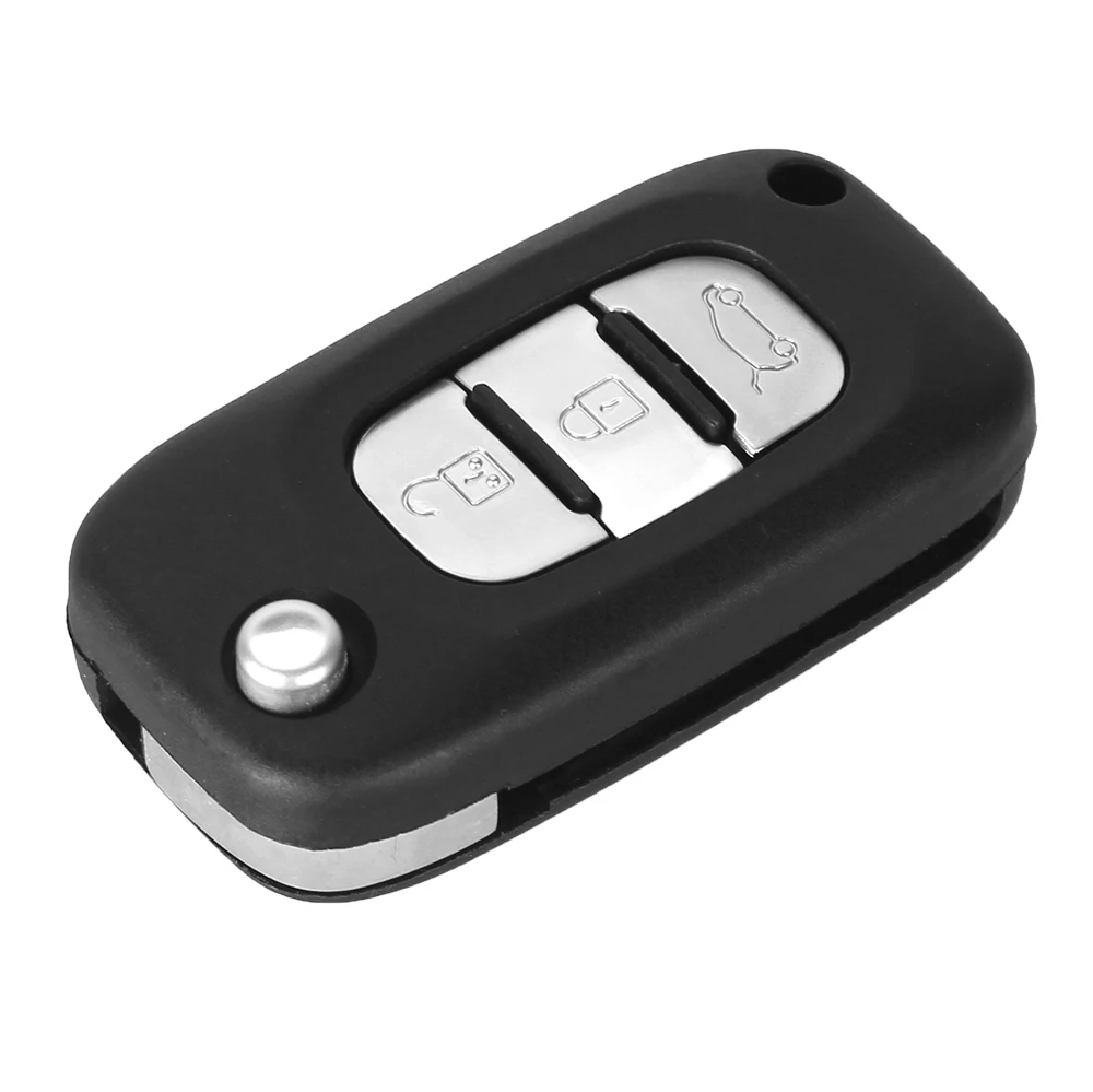 KEYYOU, 2 кнопки, откидной, складной, Автомобильный ключ, оболочка для Renault Clio Kangoo, модус, Megane, чехол для дистанционного ключа, авто, пустая Замена