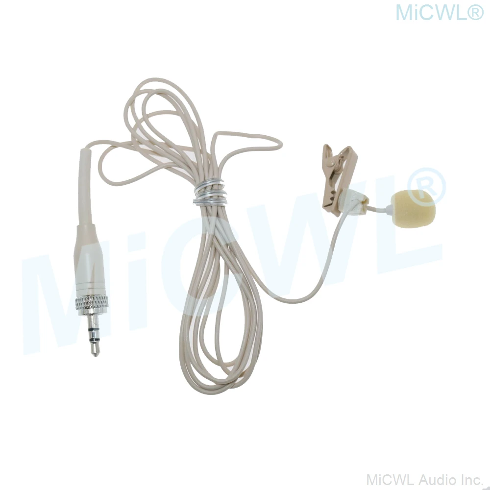 Mini Microfono Lavalier Con Risvolto Per Sennheiser Sk100 G1 G2 G3 G4 Fermacravatte Wireless