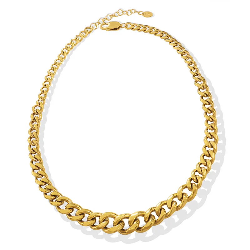 Gold waterproof necklace Clearance