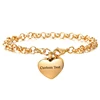 Small Heart Cremation Jewelry Urn Bracelet Custom Stainless Steel Cremation Memorial Ash Urn Bangle for Ashes Dropshipping 4