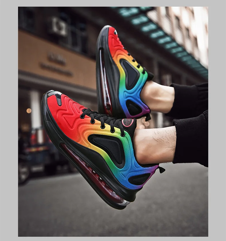 Мужские кроссовки больших размеров 47, дышащие модные легкие мужские спортивные кроссовки Superstar Rainbow, дышащие кроссовки Hombre