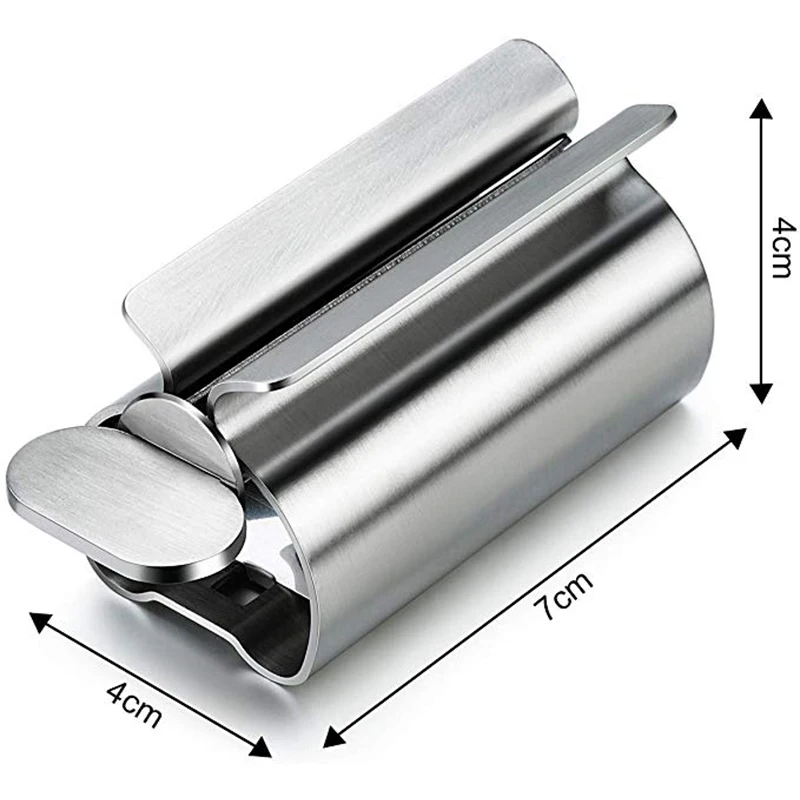 Toothpaste Squeezer Toothpaste Dispenser Bathroom Accessories Set Home Rolling Toothpaste Squeezer Tube Toothpaste Dispenser Toothbrush Holder Squeezer Holder Bathroom Accessories Set