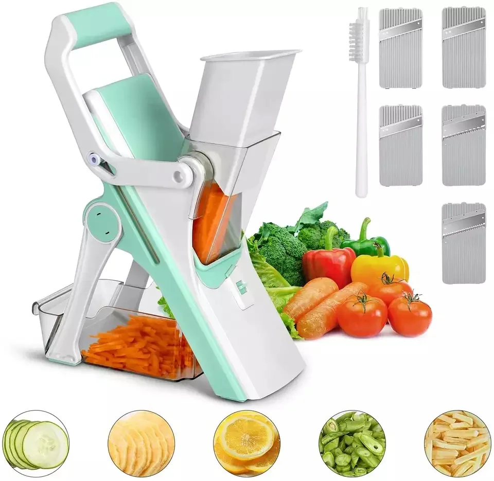PROD 1005003313511635 Vegetable Cutter Stainless Steel Blades Slicer
Shredder Fruit Peeler Potato Cheese Drain Grater Chopper Kitchen
Accessories Tool