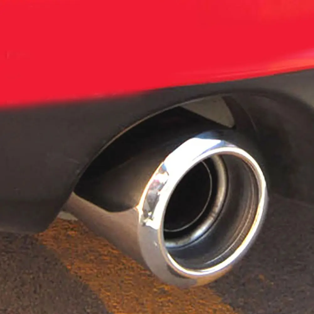 Универсальные автомобильные выхлопные трубы Глянцевая выхлопная труба из нержавеющей стали глушитель выхлопной трубы кончик хвоста для Mazda 6 CX-5