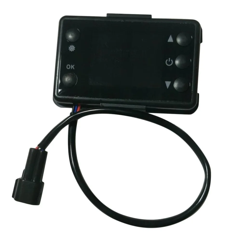12 V/24 V 3/5KW ЖК-дисплей монитор стояночный отопитель цифровой переключатель автомобиля нагревательный прибор контроллер универсальный для автомобиля трек нагреватель воздуха на дизельном топливе