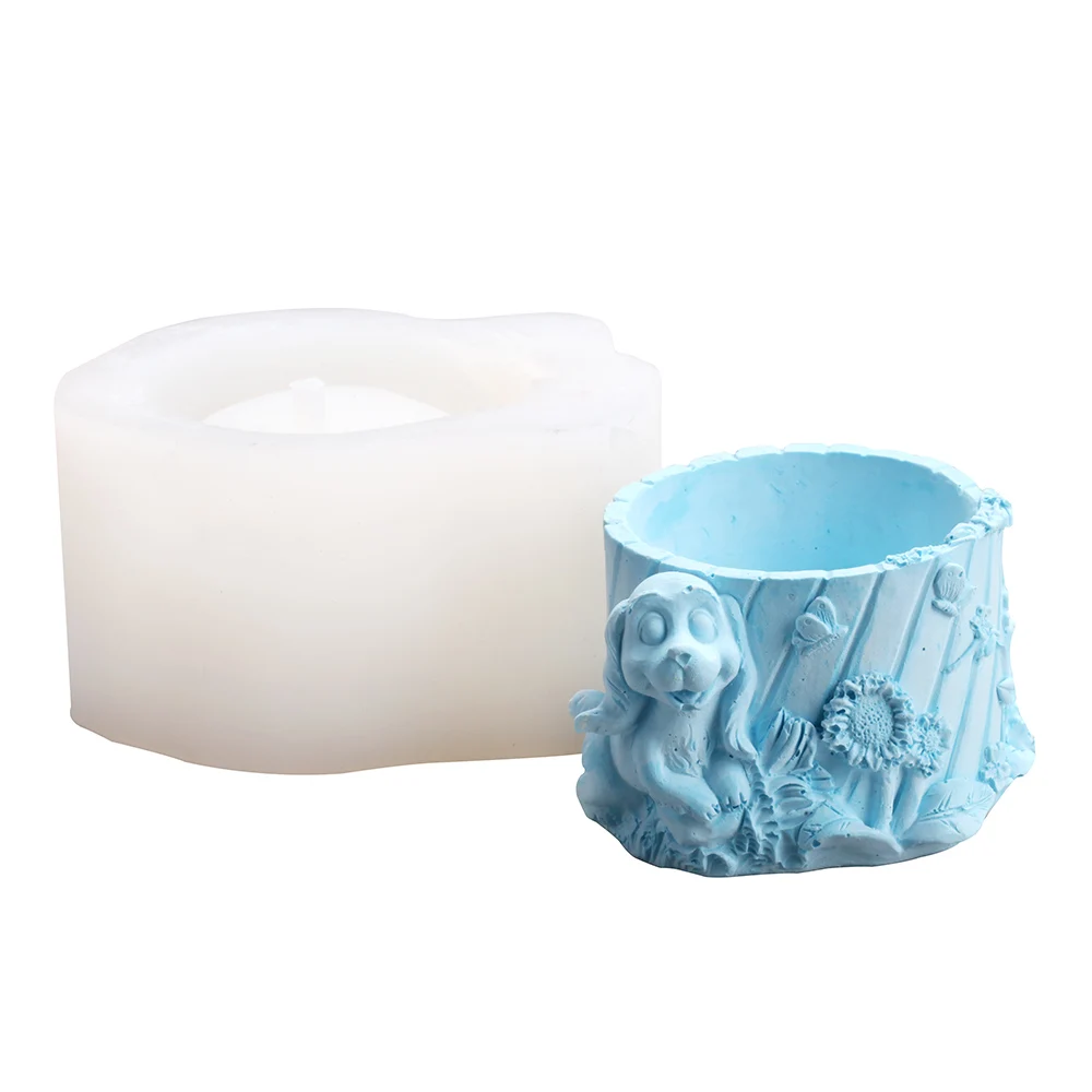 Силиконовая бетонная форма Китайский Зодиак цветочный горшок цементная | Дом и