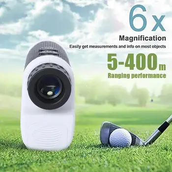 

400 meters handheld golf rangefinder 6 times telescope integrated laser rangefinder golf sports and leisure