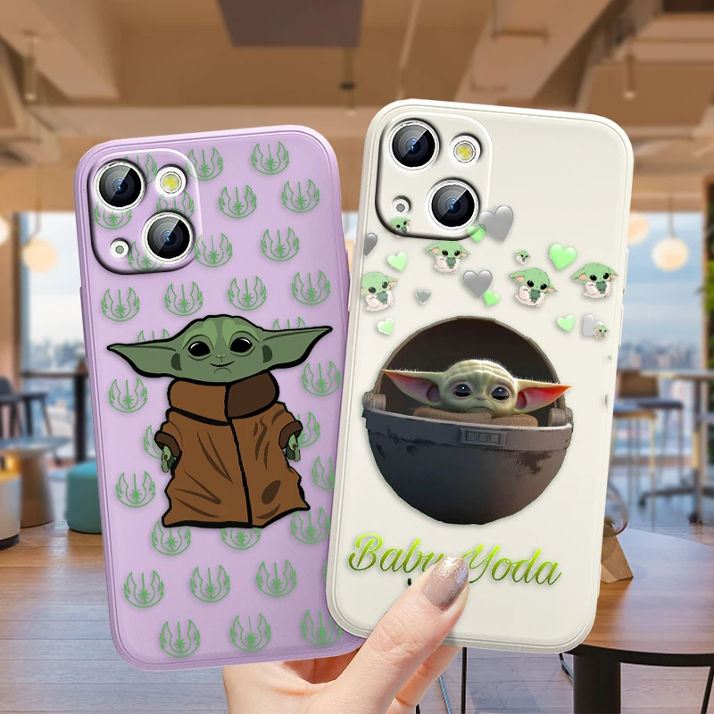 iphone 13 pro max cover Star Wars Baby Yoda For Apple iPhone 13 12 Mini 11 Pro XS MAX XR X 8 7 6S SE Plus Liquid Silicone Soft Cover Phone Case apple iphone 13 pro max case