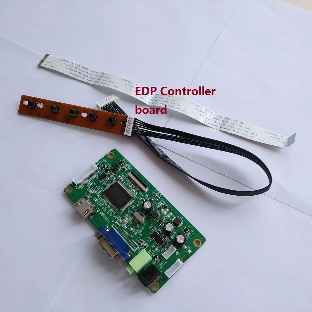 Для B140XTN02. Плата контроллера lcd DIY светодиодный EDP 1366 × 768 драйвер монитора 1" дисплей EDP HDMI 30Pin комплект VGA