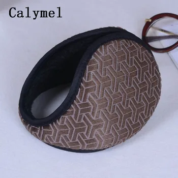 

Calymel Fashion Winter Earmuffs Warm Ear Warmer Cashmere Ear Muff Ear Cover Bag Back Wear Earflap For Men Women