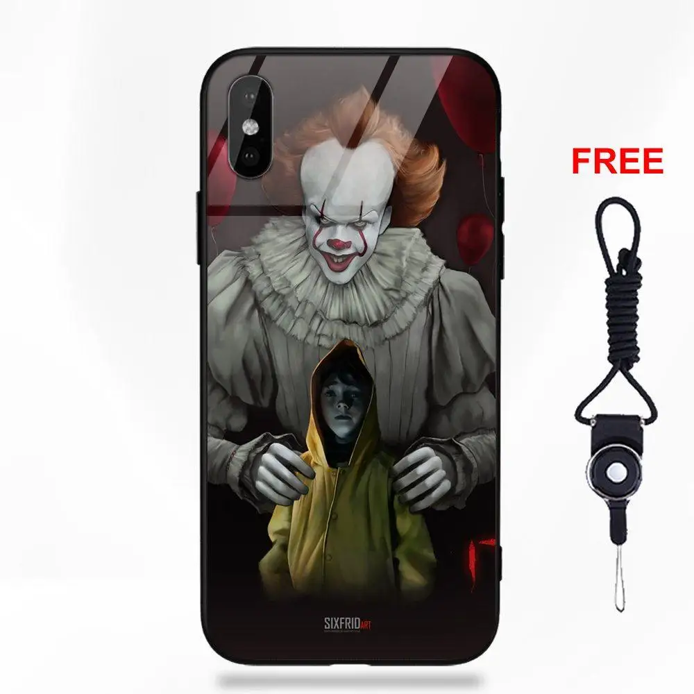 Забавный Клоун Pennywise Horror для Galaxy S8 S9 Plus для huawei Honor 7X P20 Lite mate 10 Pro Redmi 5 Note 5A 6 - Цвет: as picture