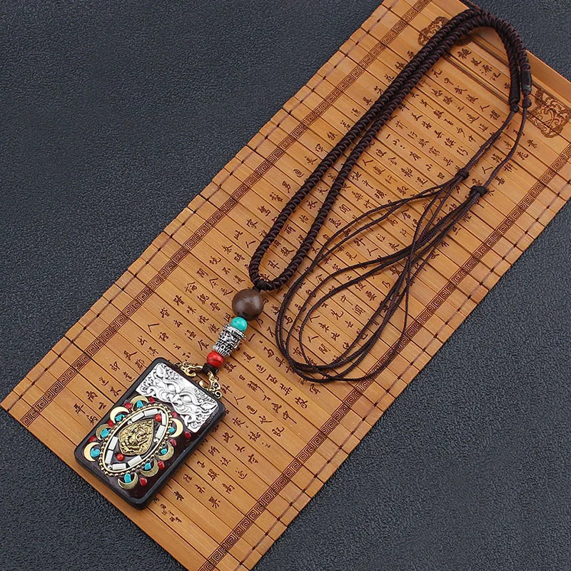 Ethnic-Tibetan-Buddhism-Ebony-Pendent-Necklace-For-Women-Men-Handmade-Wood-Peace-Buddhism-Nepal-Style-Square (2)