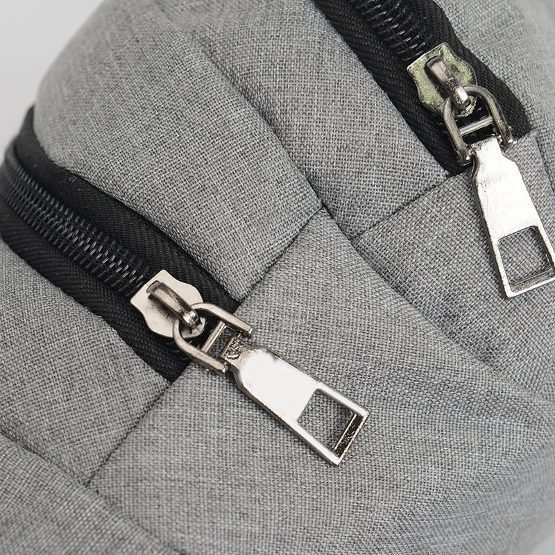 

2018 New Style Canvas Sports Waterproof Fashion Waist Belt Headphone Jack Shoulder Oblique WOMEN'S Bag