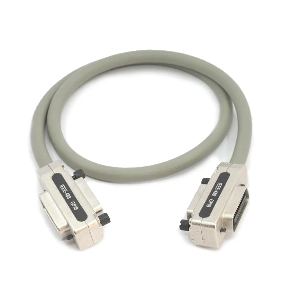 IEEE-488 кабель GPIB линия передачи данных Шнур разъем адаптера Plug And Play W/металлическая бленда