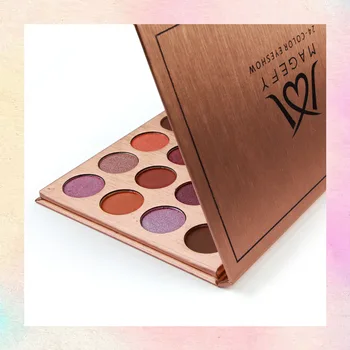 

1PC/SET Modern Times Rose Gold 24-color Eyeshadow Palette Matte Shimmer Eye Pigmented Powder Natural Makeup Waterproof MAG5018