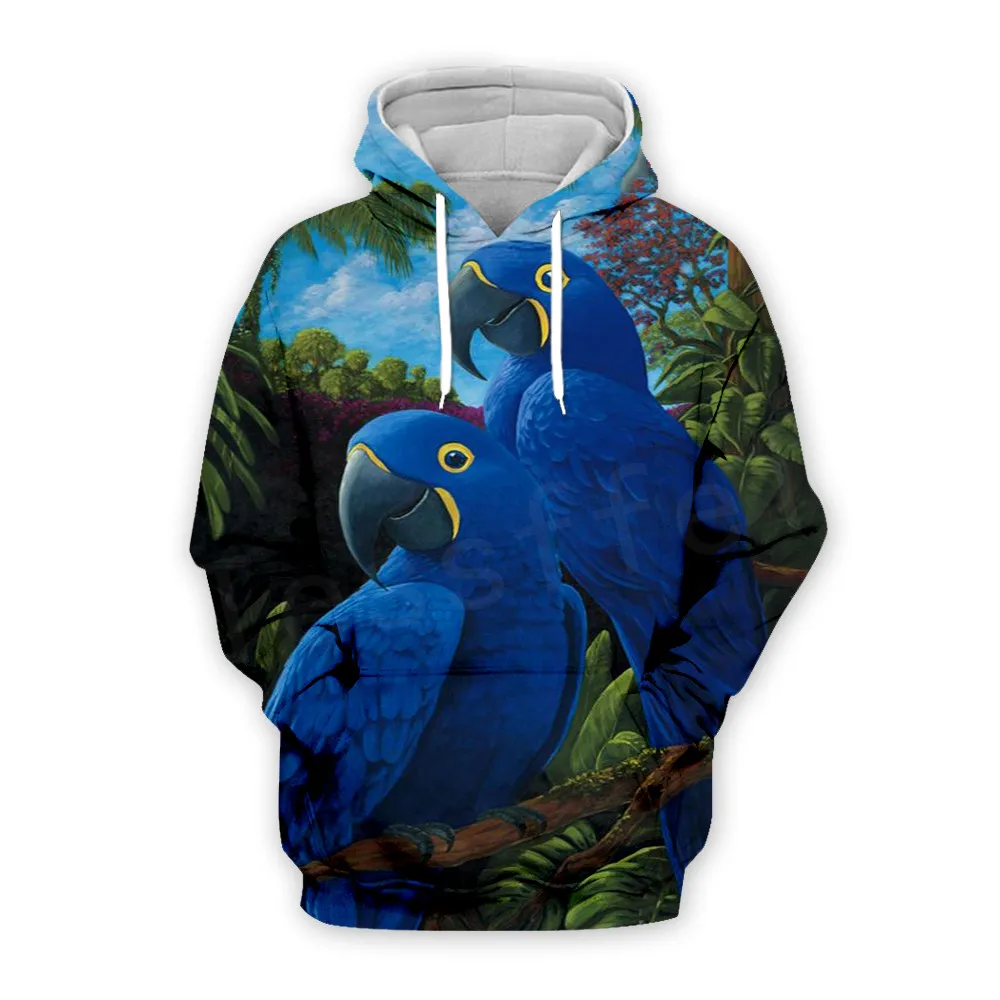 

Tessffel Animal Parrot Art colorful Unisex Tracksuit casual new fashion MenWomen 3D Print Sweatshirts/Hoodie/shirts/Jacket s-1